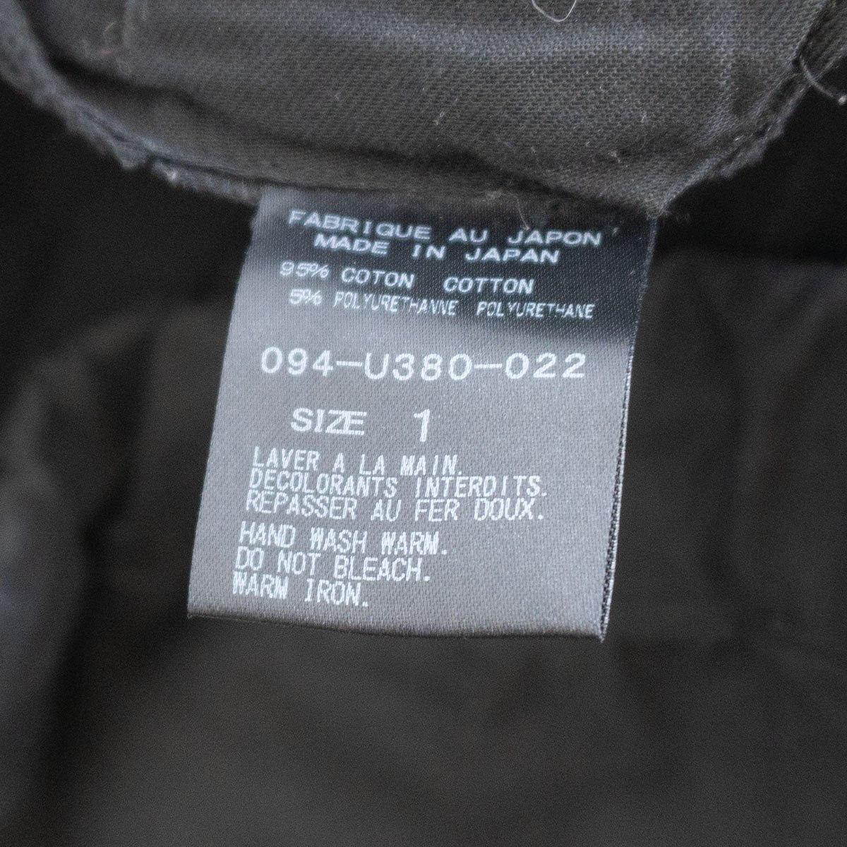 ARTS&SCIENCE Cotton Tapered Pants Black Size 30