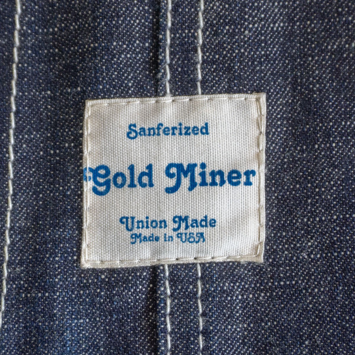 GOLD MINER Made in USA Denim Coverall Jacket Size XS