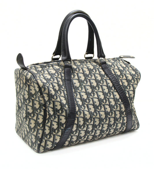 Christian Dior Vintage Trotter Bag Navy