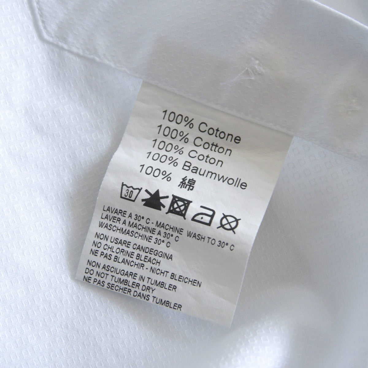 ORIAN Cotton Shirt White Size 38-15