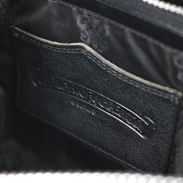 CHROME HEARTS DOG ADAMS BS Flare Leather SV925 Black