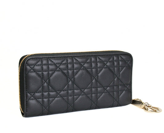 Christian Dior Lady Dior Wallet Black