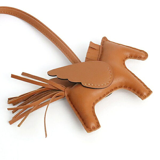 HERMES Rodeo Pegasus PM Agneau Charm Gold