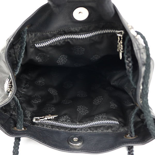CHROME HEARTS DIRTY KNEES CHIFFON Large Dagger Bag Black