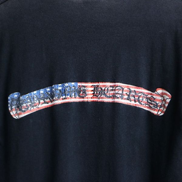 CHROME HEARTS Vintage American Flag Long Tee Black Size M