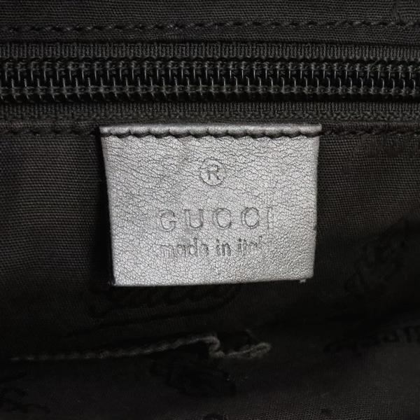 GUCCI GG Imprime PVC Leather Tote Bag Gold