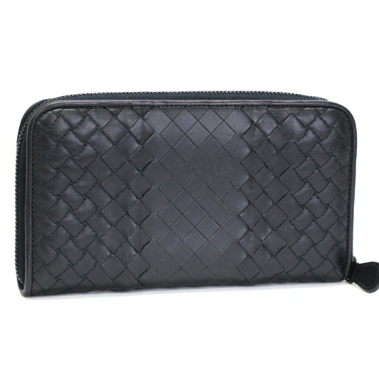 BOTTEGA VENETA Intrecciato Wallet Black