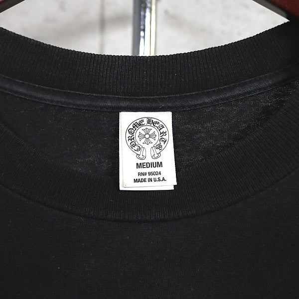 CHROME HEARTS Old Vine Dagger Print Sleeve Black Size M