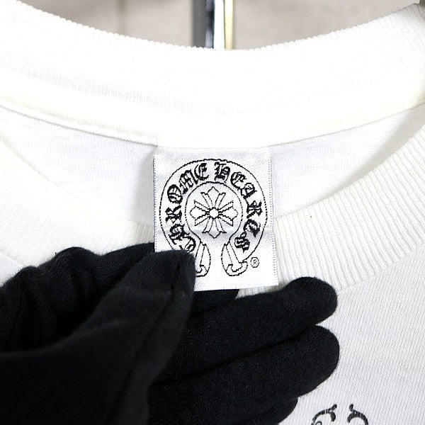 CHROME HEARTS Old Vine Dagger Horseshoe T-Shirt White Size S