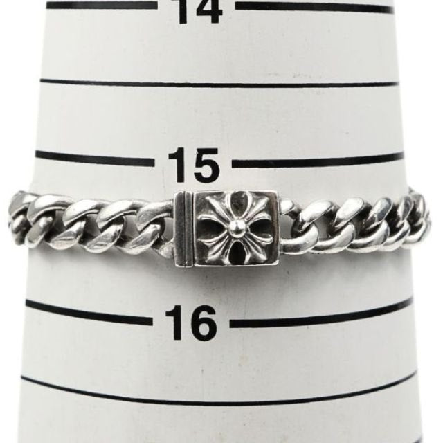 CHROME HEARTS Tapered Classic Chain Bracelet Silver SV925