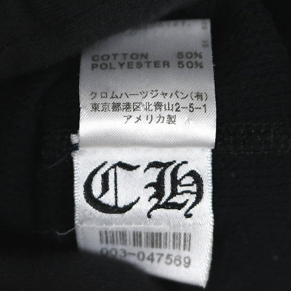 CHROME HEARTS Old Floral Cross Thermal Sleeve Black Size M