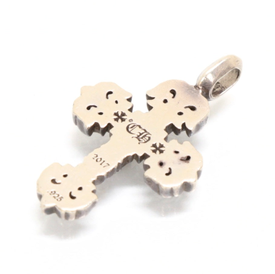 CHROME HEARTS Tiny Filigree Cross Pendant Silver 925