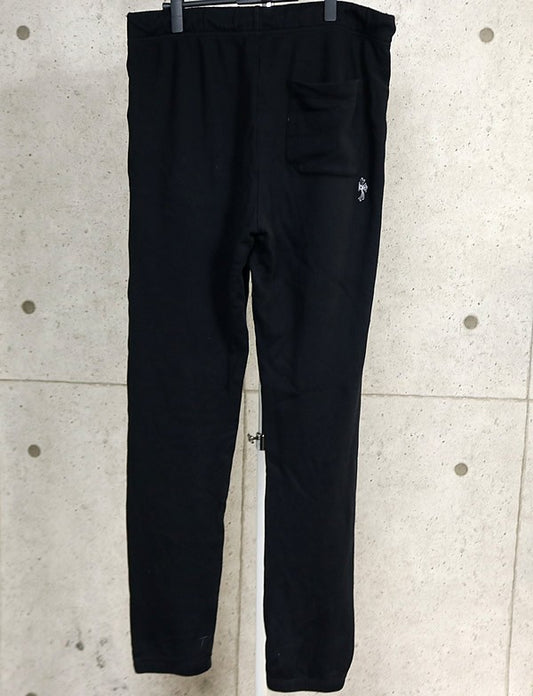 CHROME HEARTS Y NOT Embroidered Sweatpants Black Size M