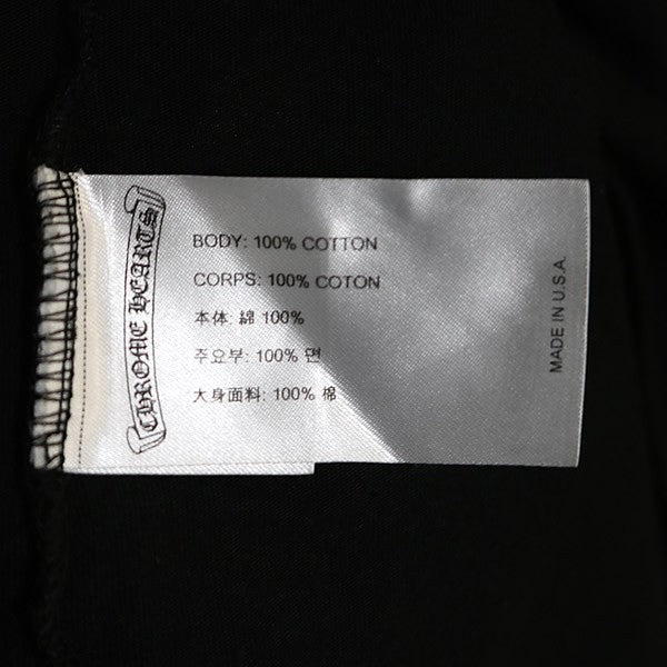 CHROME HEARTS Horseshoe Print Pocket T-Shirt Black Size M