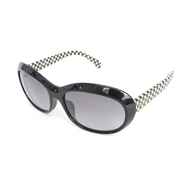 SMU x miumiu Plastic Sunglasses Black White Size 59□17
