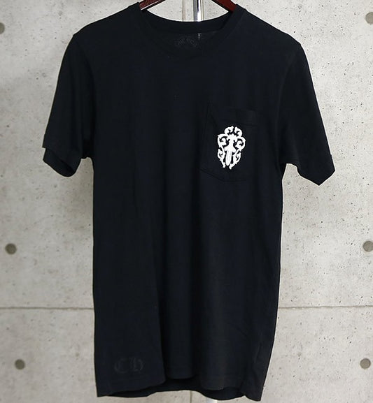 CHROME HEARTS Old English Vine Dagger T-Shirt Black Size M