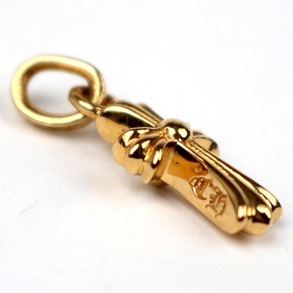 CHROME HEARTS 22K Baby Fat Cross Charm Gold
