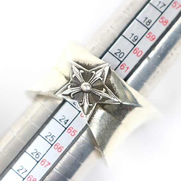 CHROME HEARTS Large Star Ring Silver SV925 Size JP 22.5
