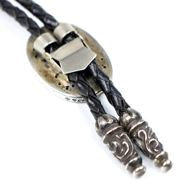 CHROME HEARTS Tiny Classic Leather Bolo Tie SV925 Necklace
