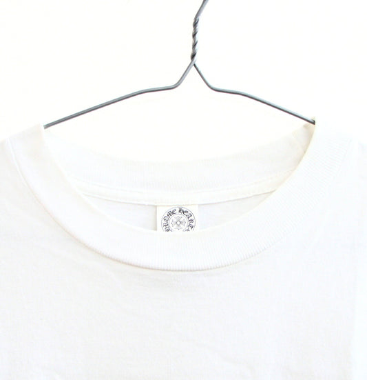 CHROME HEARTS Old CH Plus Pocket T-Shirt White Size S