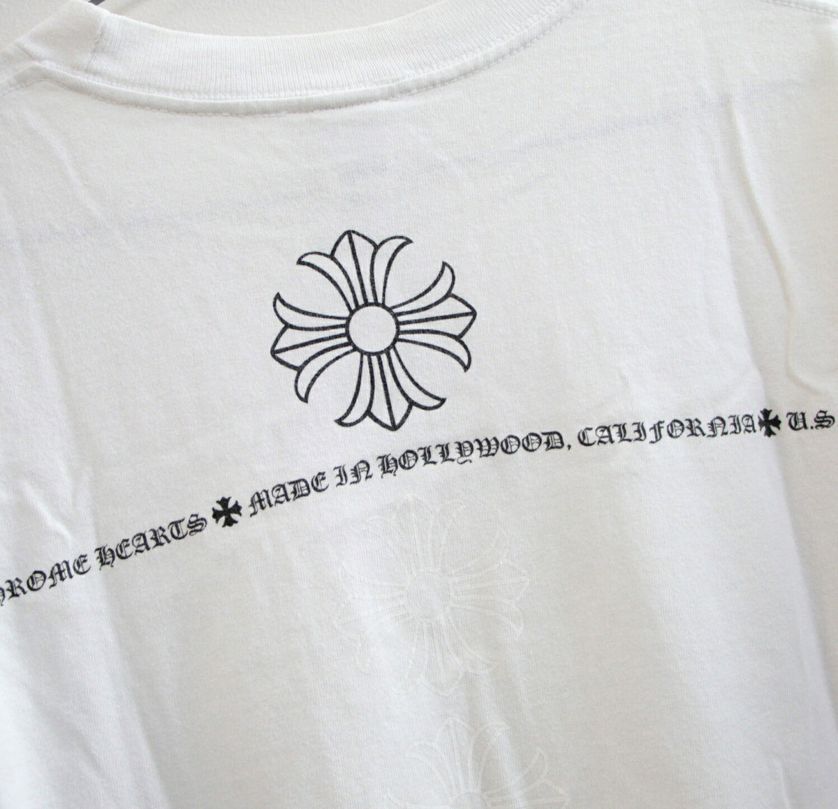 CHROME HEARTS Old CH Plus Pocket T-Shirt White Size S