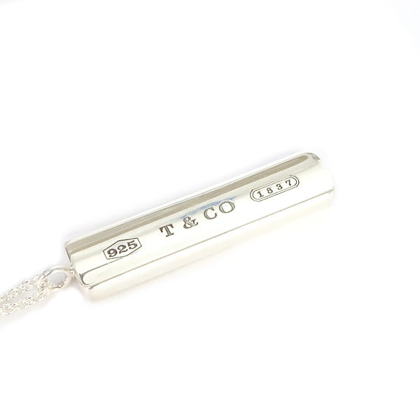 TIFFANY&Co. Narrow Plate SV925 Silver Necklace