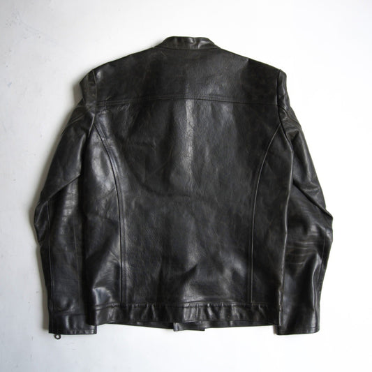 ISAMU KATAYAMA BACKLASH Single Rider's Leather Jacket Size M