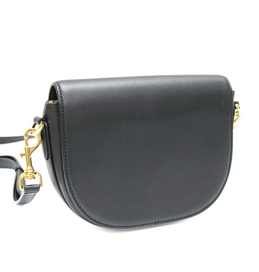 MCM Leather Shoulder Bag Black