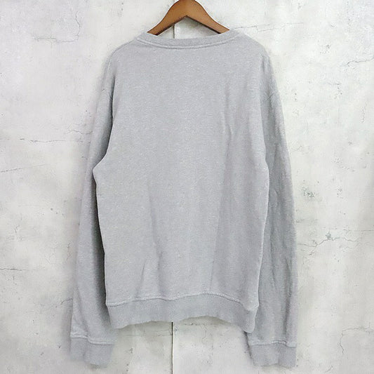 MCM Gray Classic Logo Cotton Sweatshirt Size M