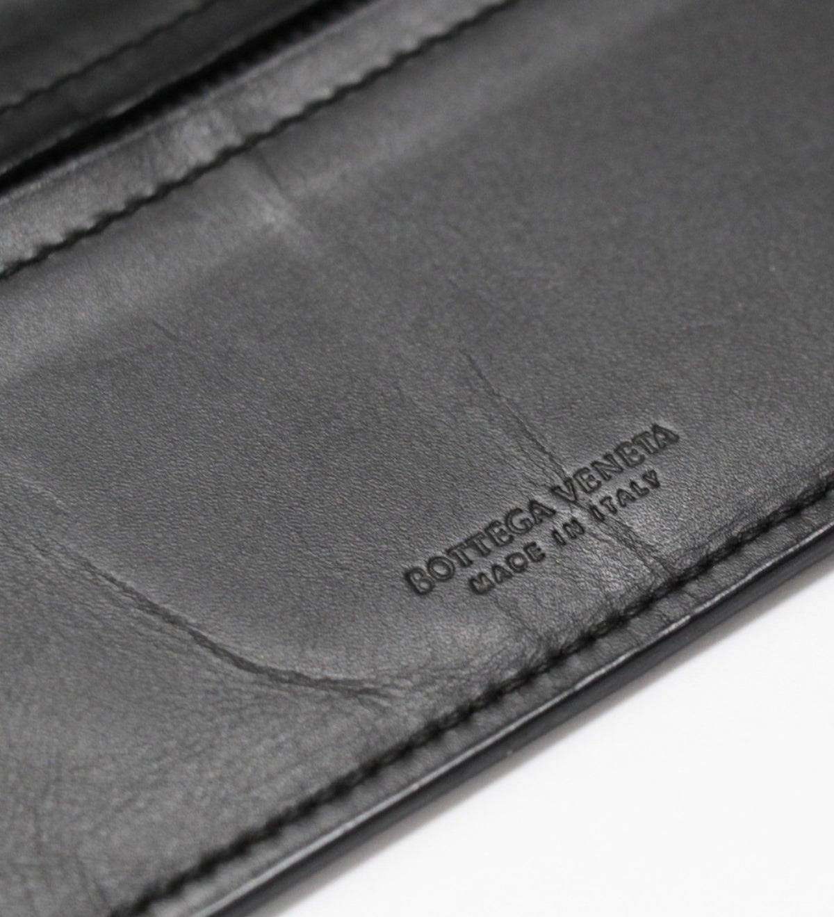 BOTTEGA VENETA Intrecciato Wallet Black
