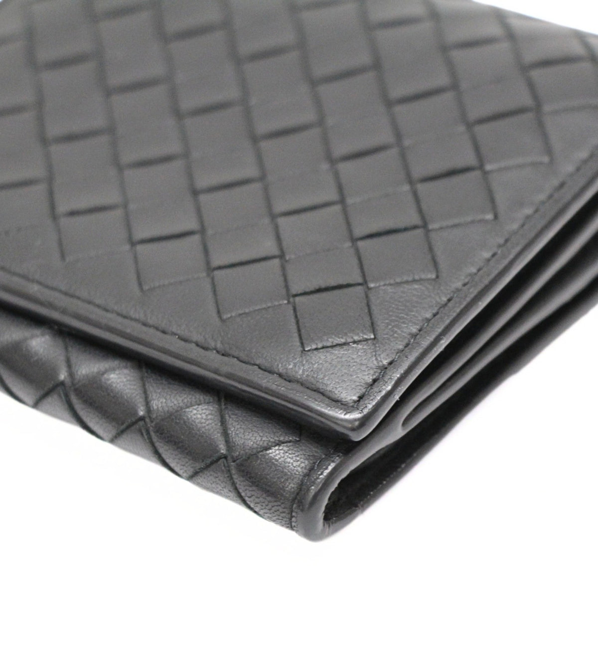 BOTTEGA VENETA Intrecciato Wallet Black