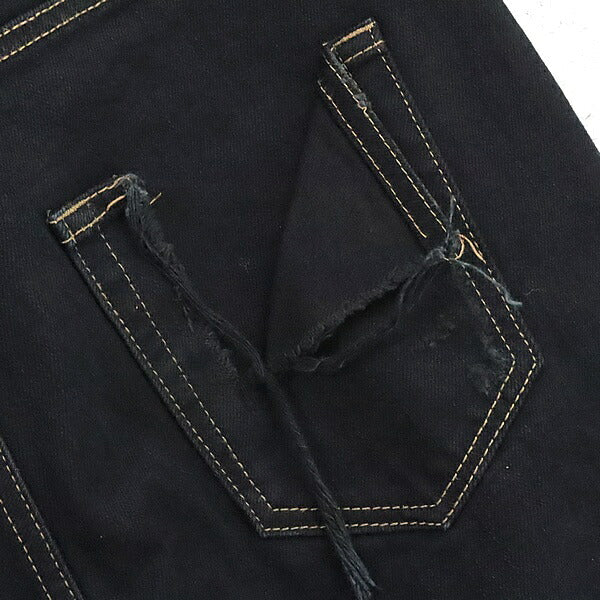 SAINT LAURENT PARIS 17SS Distressed Denim Black Size 31