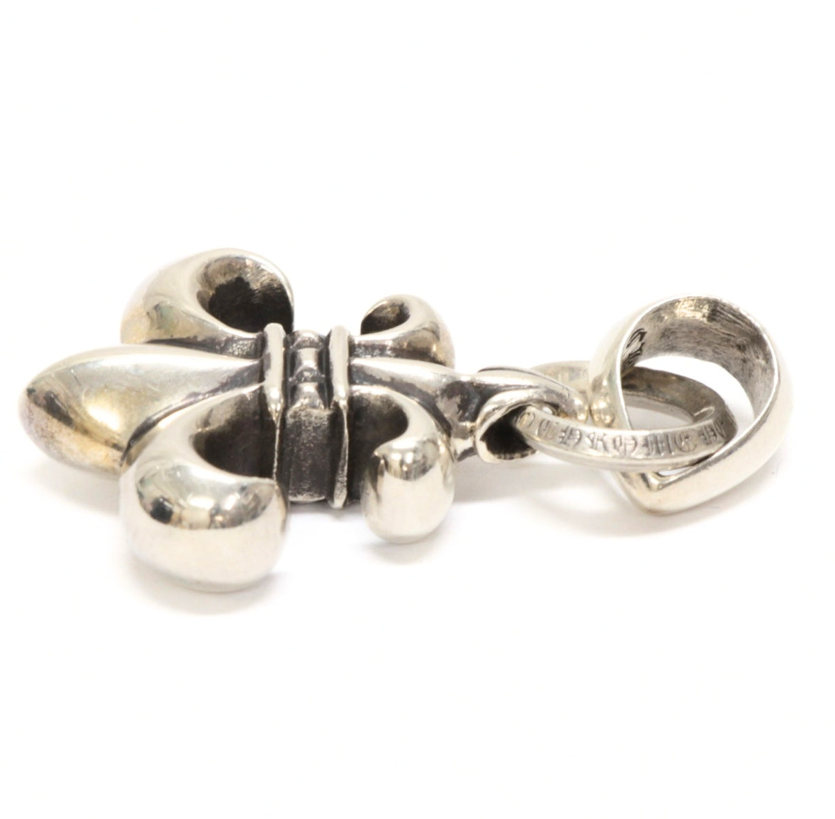 CHROME HEARTS BS Fleur With Bail Silver Pendant