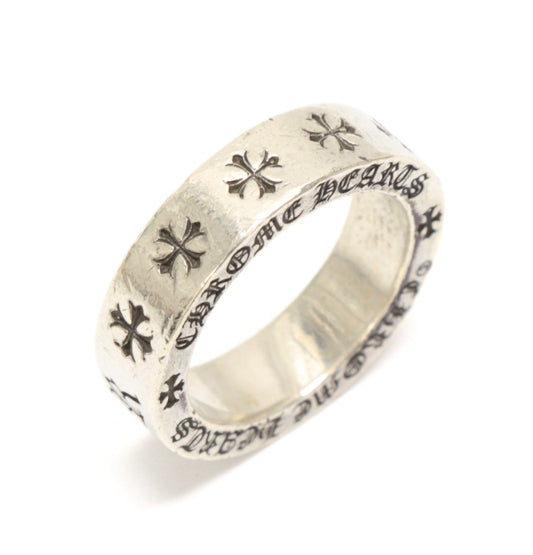CHROME HEARTS Forever 6mm Spacer Ring SV925 Size JP Silver