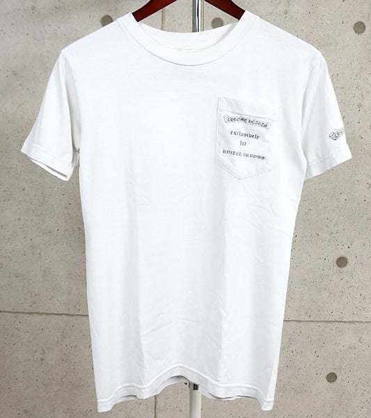 CHROME HEARTS Old UNITED ARROWS T-Shirt White Size S