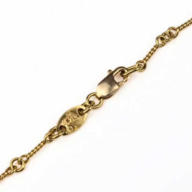 CHROME HEARTS 22K Gold Twist Chain Necklace