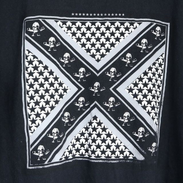 CHROME HEARTS Old FOTI Cotton T-Shirt Black Size L