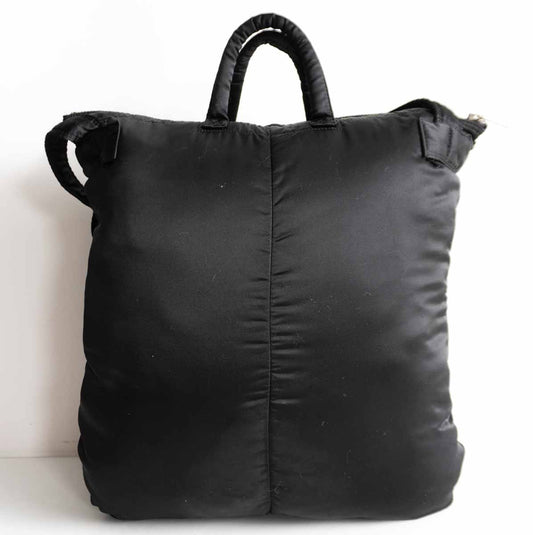 PORTER Tanker Nylon Black 2-Way Helmet Bag Size ONE SIZE