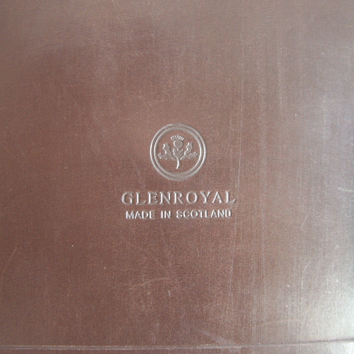 GLENROYAL Bridle Leather Music Case Brown A4 Size ONE SIZE