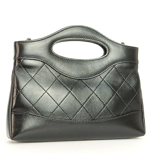 CHANEL 31 Mini Shiny Calfskin Gold HW Shoulder Bag