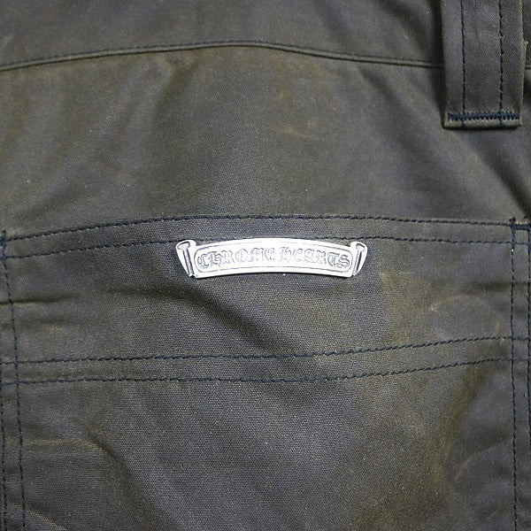 CHROME HEARTS Oil Processed Carpenter Pants Green Size 34