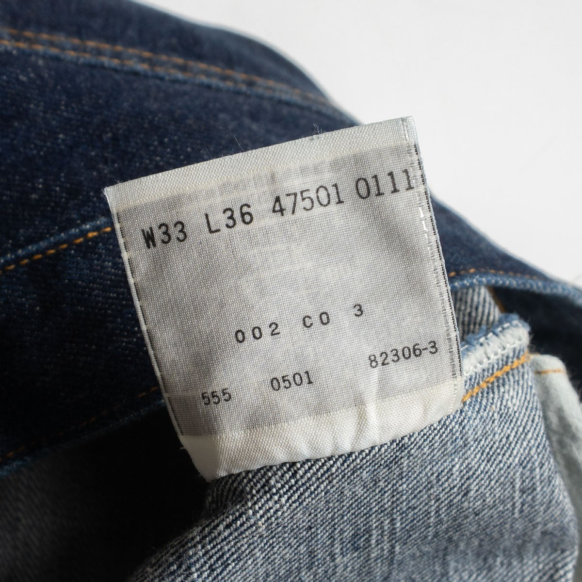 LEVI'S 47501 501XX Big E Valencia Made in USA Size 33×36
