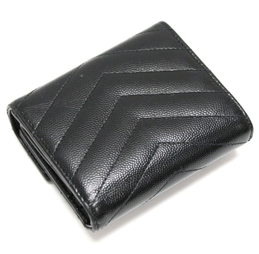 YVES SAINT LAURENT Cassandra Wallet Black