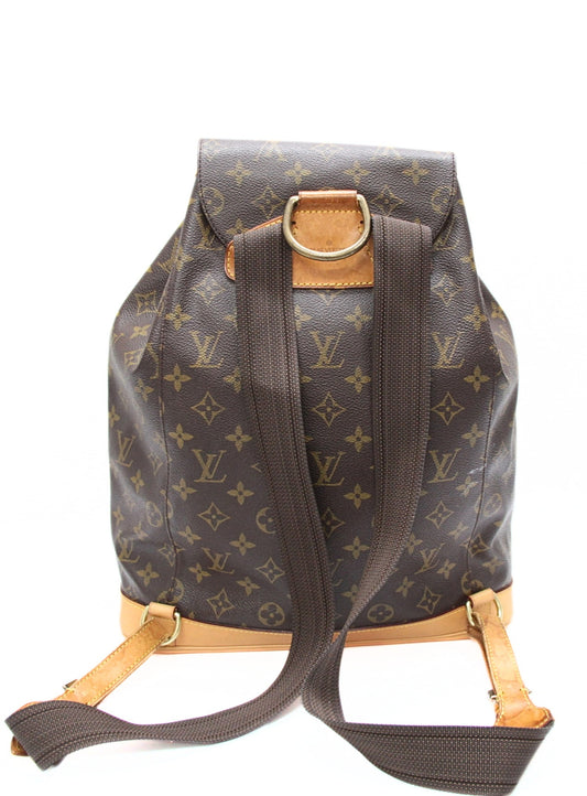 Louis Vuitton Monogram Montsouris GM Backpack Brown