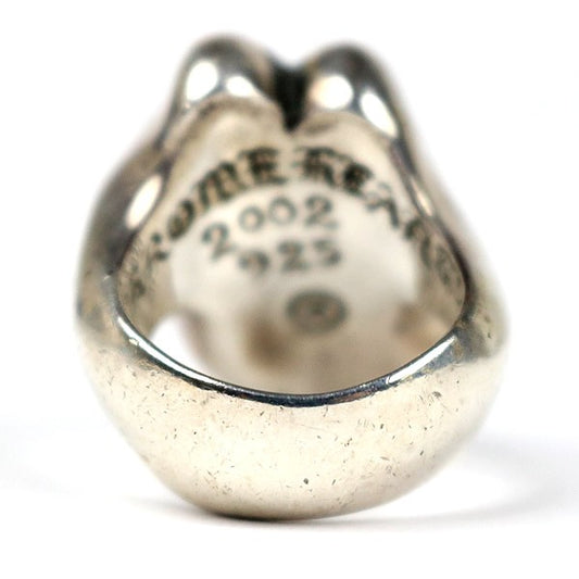 CHROME HEARTS Large Lip & Tongue Silver SV925 Ring Size JP 21