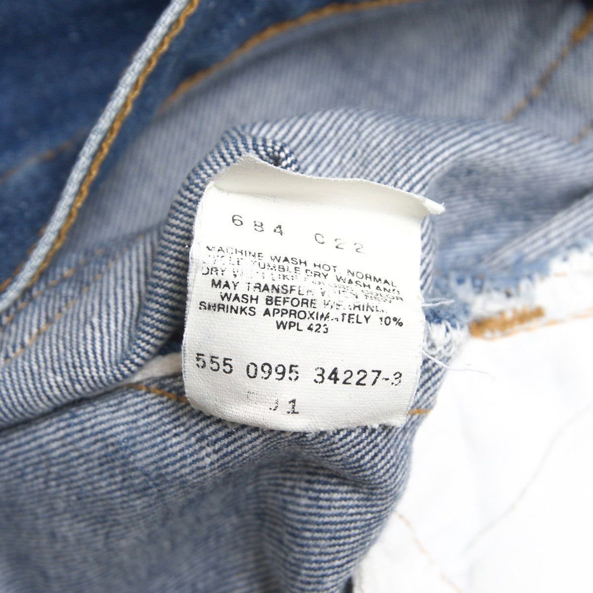 LEVI'S 501XX Big E Valencia Made Denim Pants Size 32×36