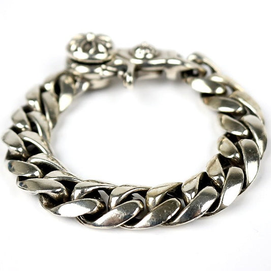 CHROME HEARTS Cross Ball Classic Chain Bracelet Silver
