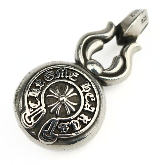 CHROME HEARTS Large Crossball Charm Silver SV925