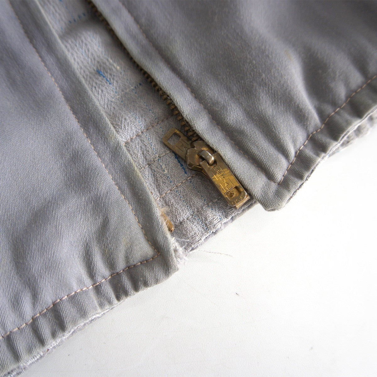 SERVAL 50s Vintage Kasuri Rayon Gabardine Reversible Size M