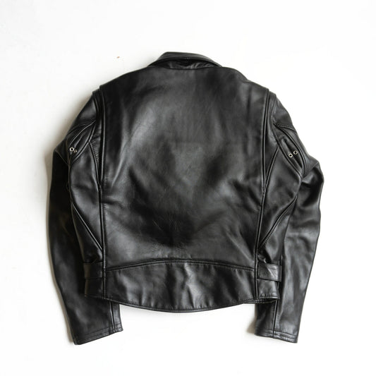 KADOYA Heavy Leather Double Biker Riders Jacket Size 3L